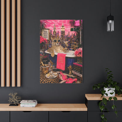 Pop Surreal NYC Luxury Scene Wall Art & Canvas Print
