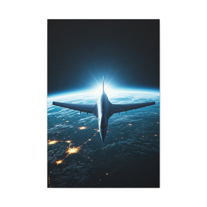 Space Edge Flight Perspective Wall Art & Canvas Prints