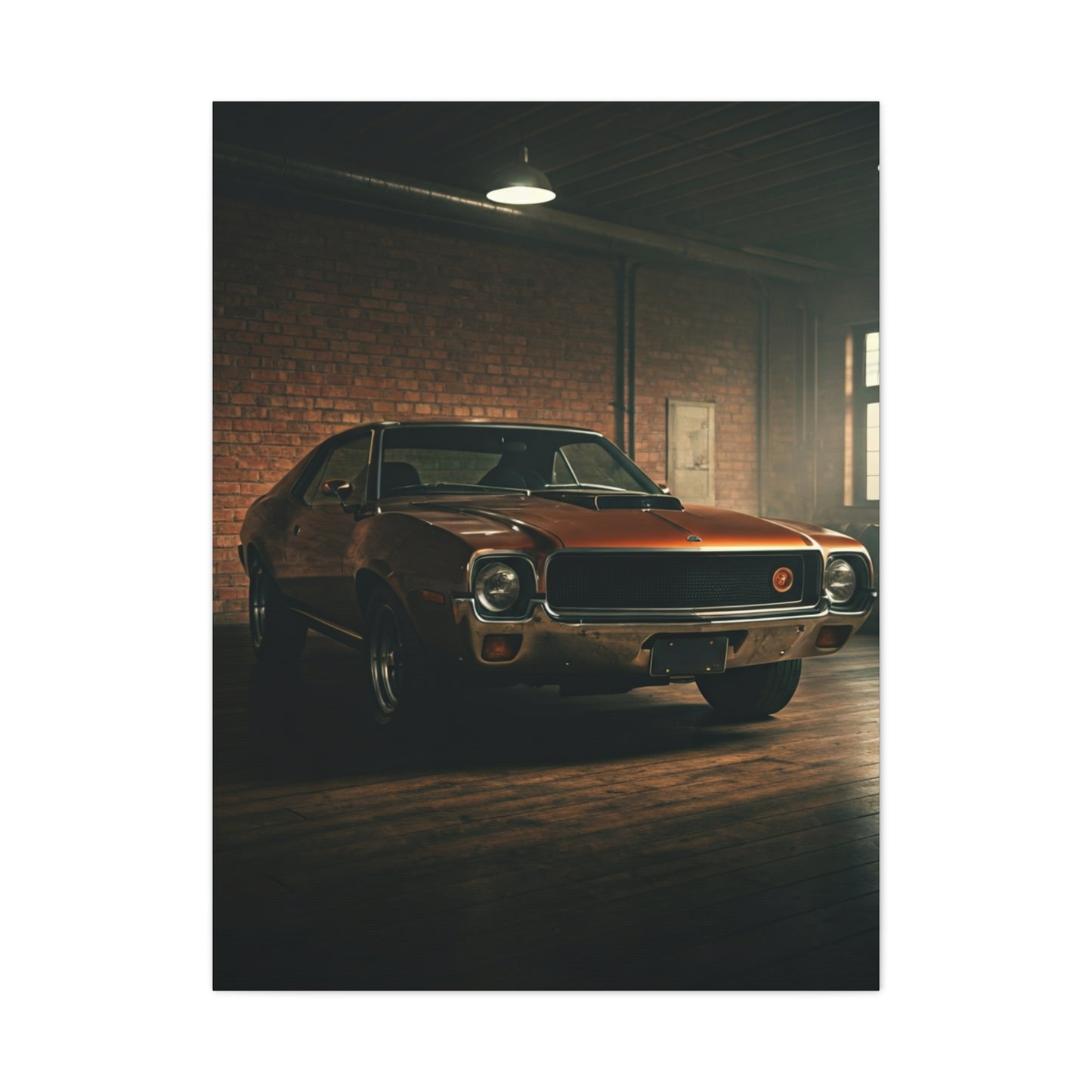 AMC Javelin Classic Americana Garage Wall Art & Canvas Prints