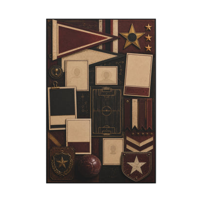 Team Spirit Collage Sports Wall Art & Canvas Print