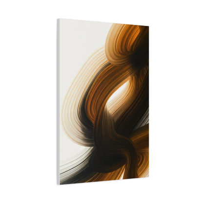 Dark Gold Flow Abstract Wall Art & Canvas Prints