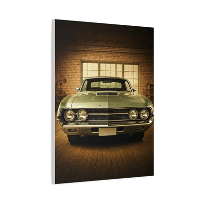 Ford Torino Cobra Vintage Barn Garage Wall Art & Canvas Prints