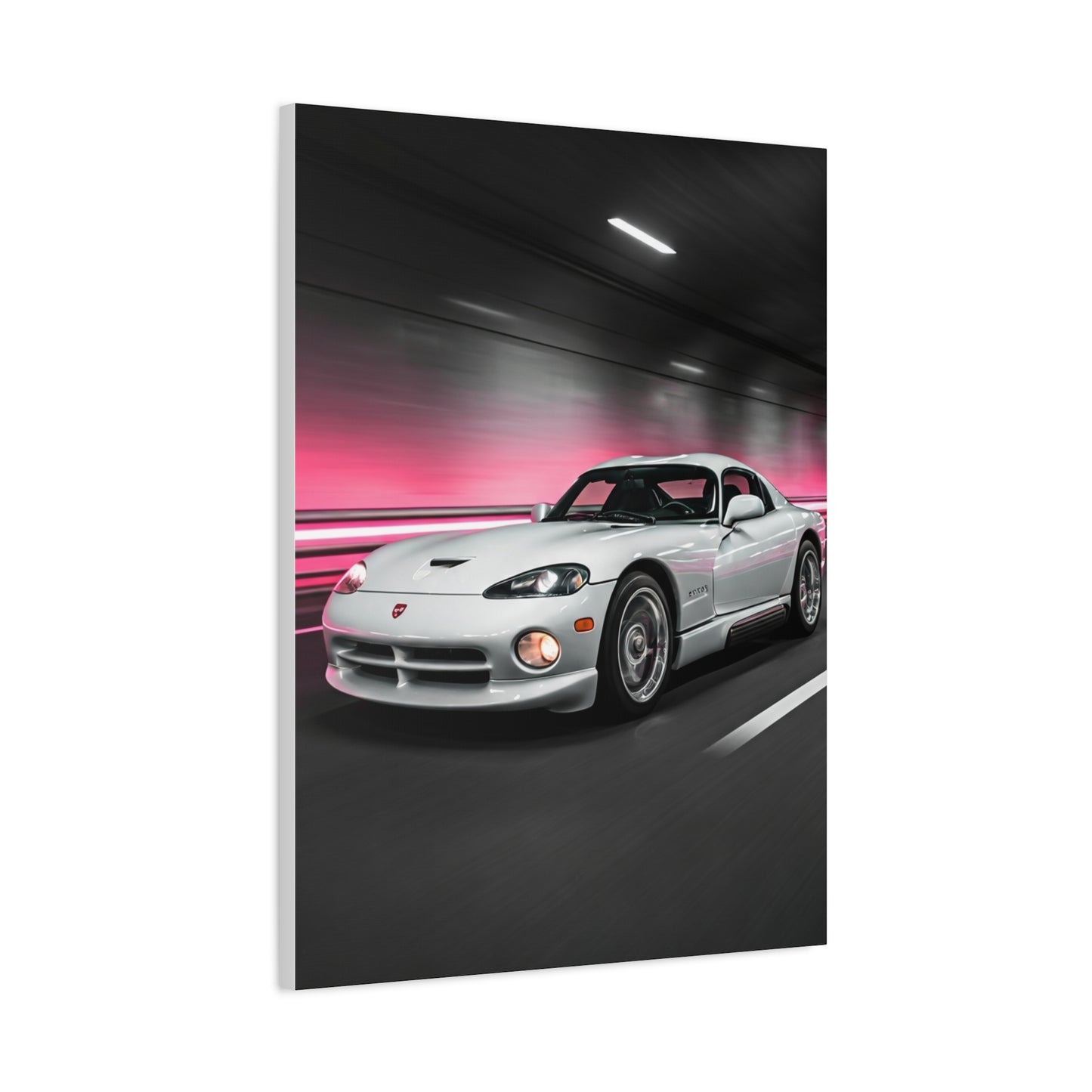 1992 Dodge Viper RT/10 Neon Tunnel Charge Wall Art & Canvas Prints