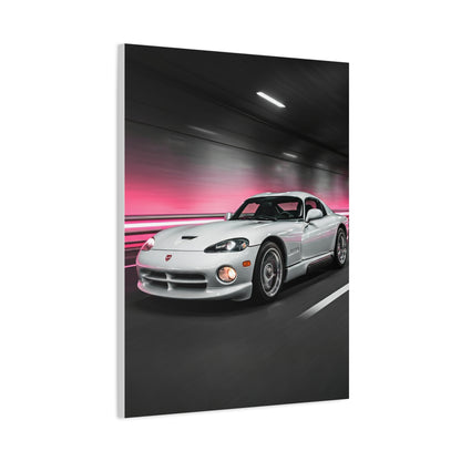 1992 Dodge Viper RT/10 Neon Tunnel Charge Wall Art & Canvas Prints