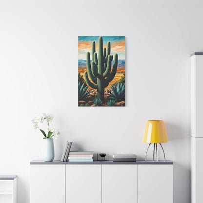 Southwestern Valley Saguaro Landscape Wall Art & Canvas Prints