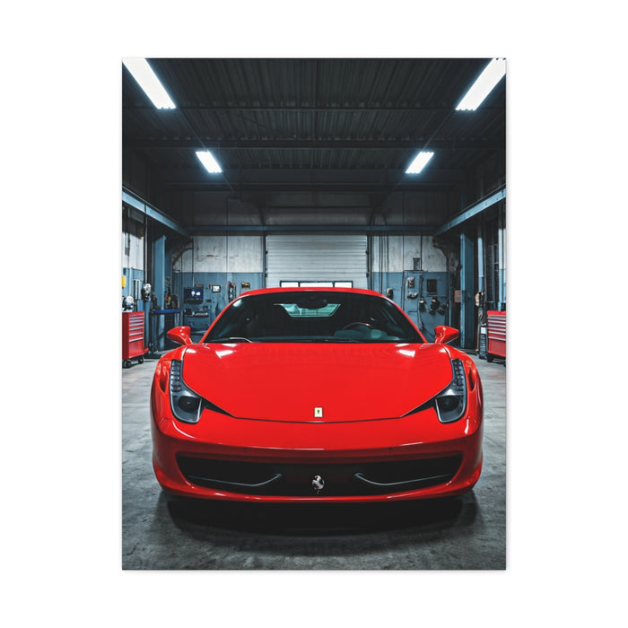 Ferrari 458 Italia Service Bay Craftsmanship Wall Art & Canvas Prints
