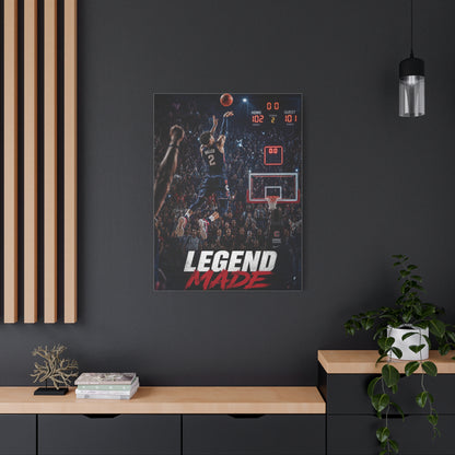Legend Made Championship Basketball Sports Wall Art & Canvas Print