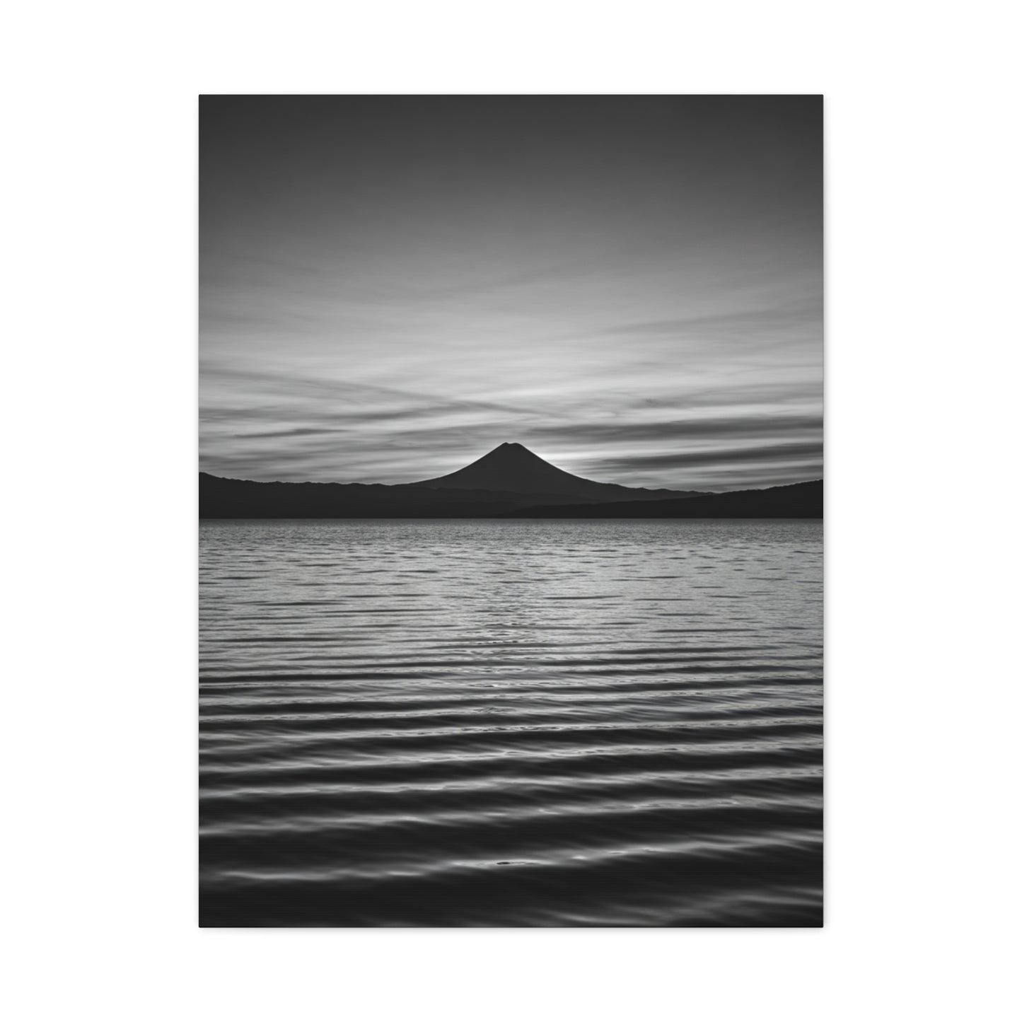 Serene Horizon Mountain Reflection Wall Art & Canvas Prints