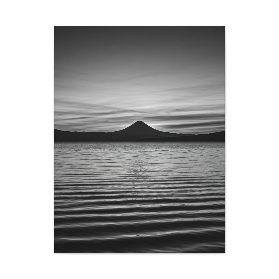 Serene Horizon Mountain Reflection Wall Art & Canvas Prints