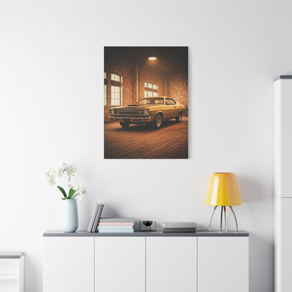 Plymouth Duster 340 Dusty Restoration Shop Wall Art & Canvas Prints