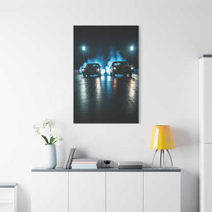 Twin Blower Launch Camaro vs Firebird Wall Art & Canvas Prints
