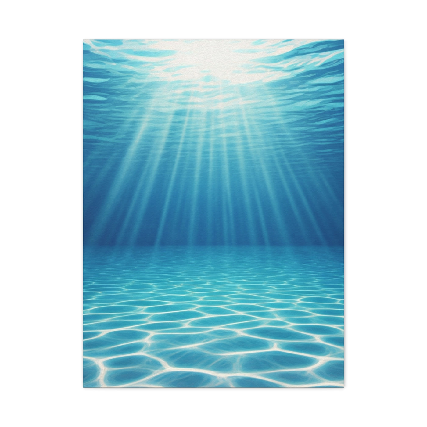 Sunlit Underwater Glow Wall Art & Canvas Prints  Product Description