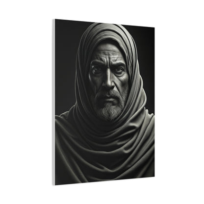 Silent Strength Black & White Elder Portrait Wall Art & Canvas Prints