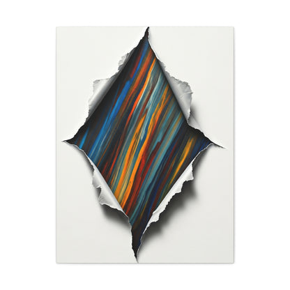 Fractured Color Core Abstract Wall Art & Canvas Prints