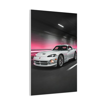 1992 Dodge Viper RT/10 Neon Tunnel Charge Wall Art & Canvas Prints