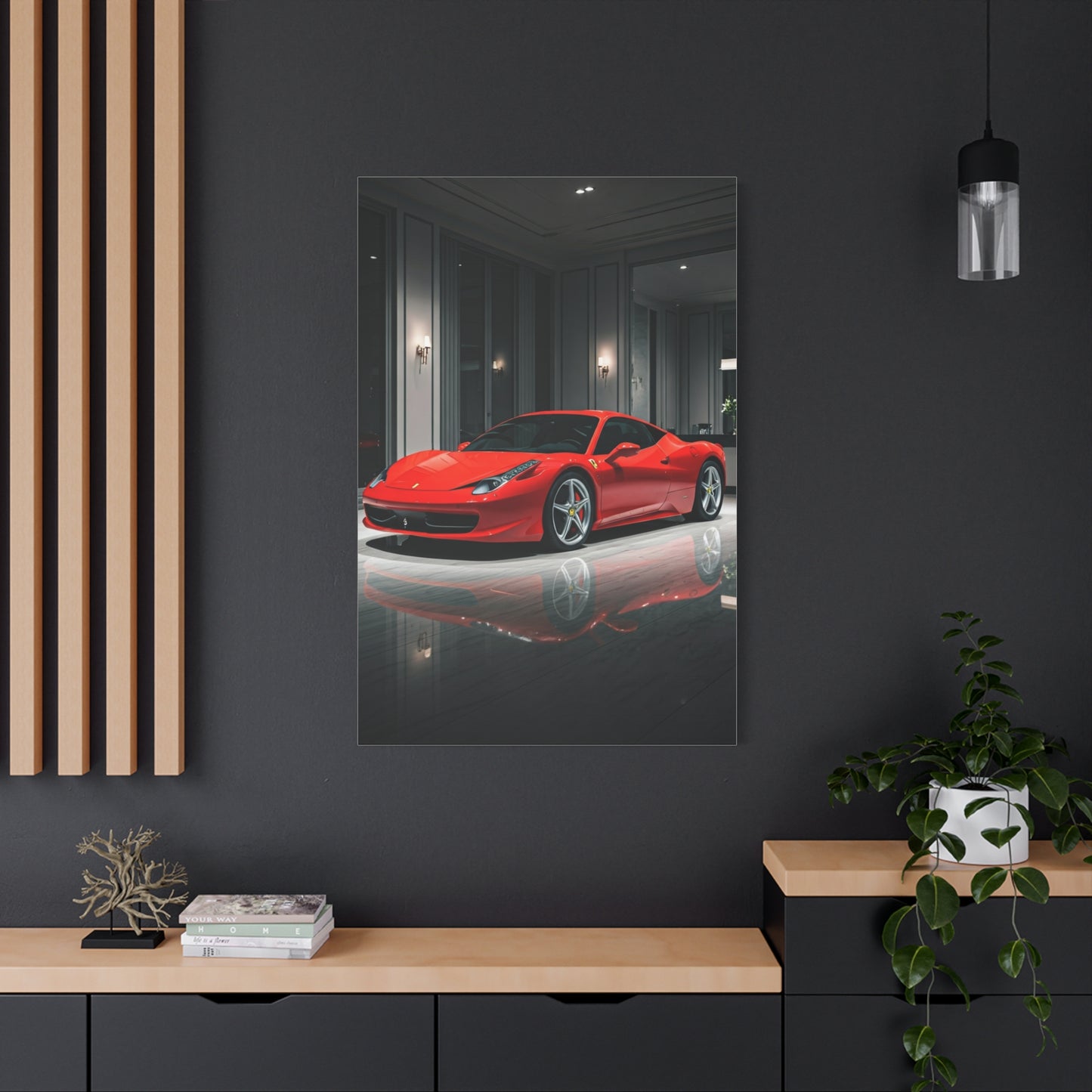 Ferrari 458 Italia European Supercar Elegance Wall Art & Canvas Prints