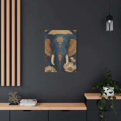 Ornamental Mandala Elephant Portrait Wall Art & Canvas Print