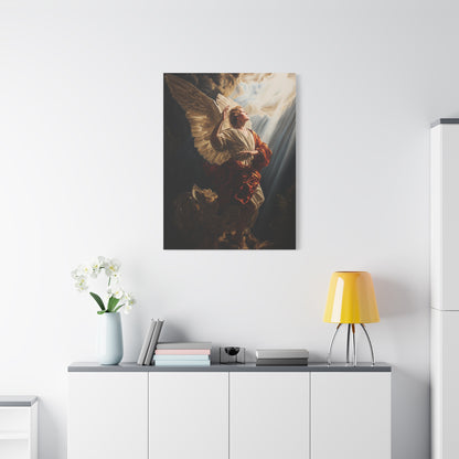 Michelangelo-inspired Angel Wall Art & Canvas Print