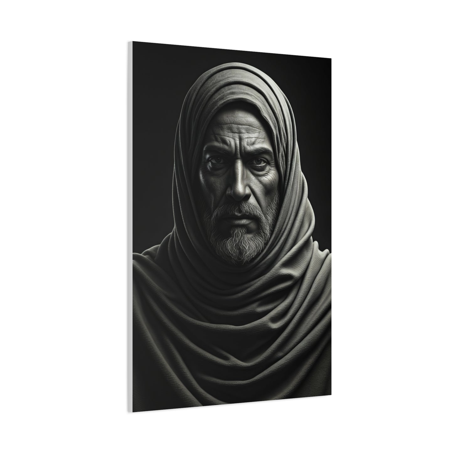 Silent Strength Black & White Elder Portrait Wall Art & Canvas Prints