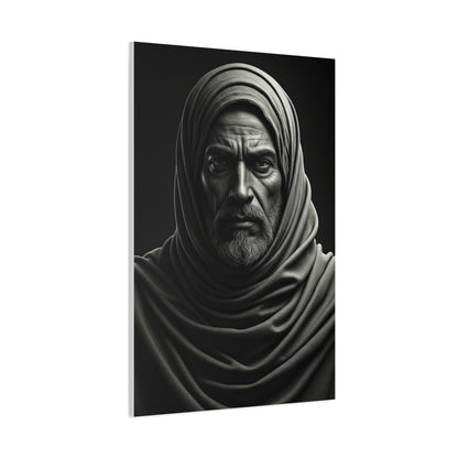 Silent Strength Black & White Elder Portrait Wall Art & Canvas Prints