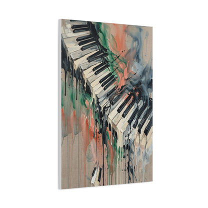 Abstract Piano Flow Expression Wall Art & Canvas Print