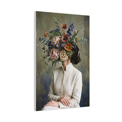 Botanical Identity Portrait Study Wall Art & Canvas Print