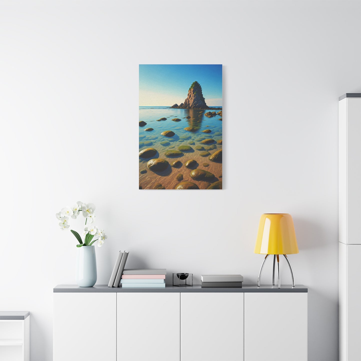Coastal Tidepool Rock Sanctuary Wall Art & Canvas Prints
