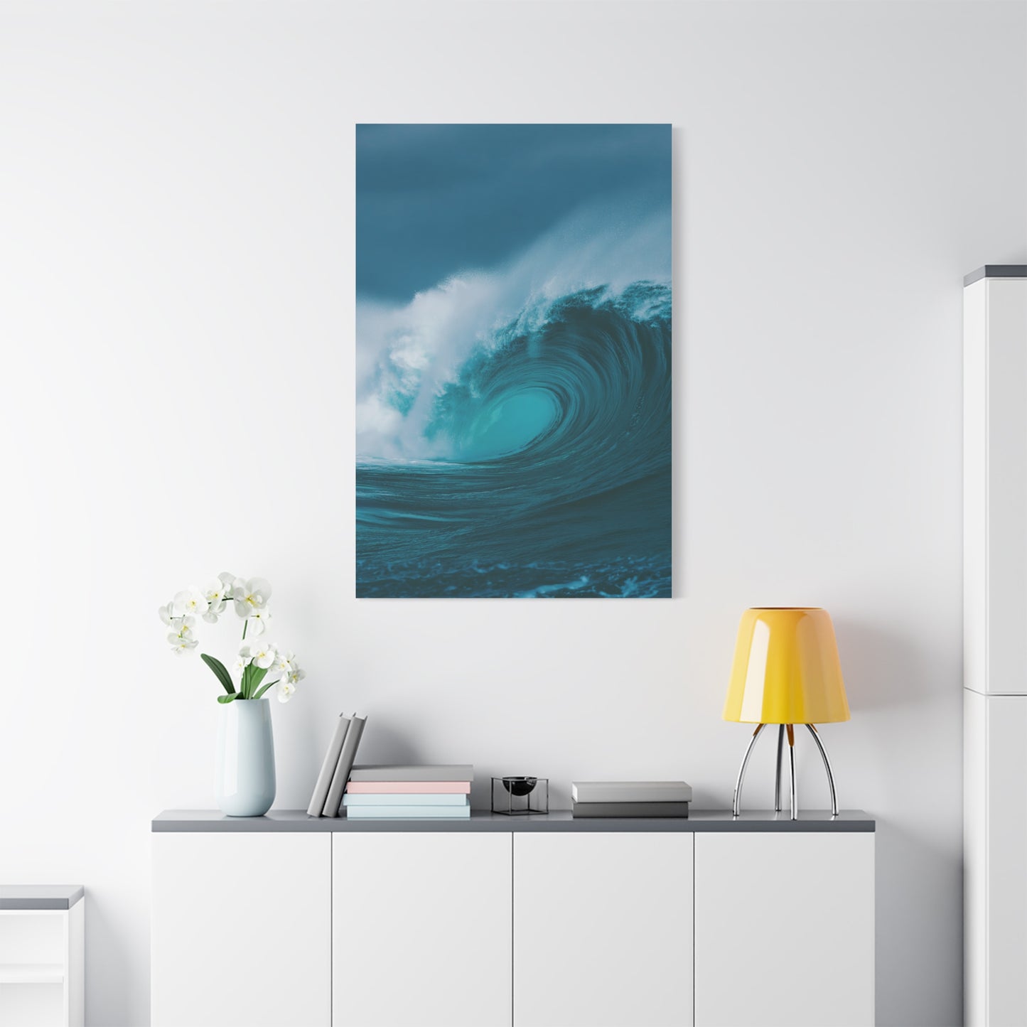 Powerful Ocean Wave Motion Wall Art & Canvas Print