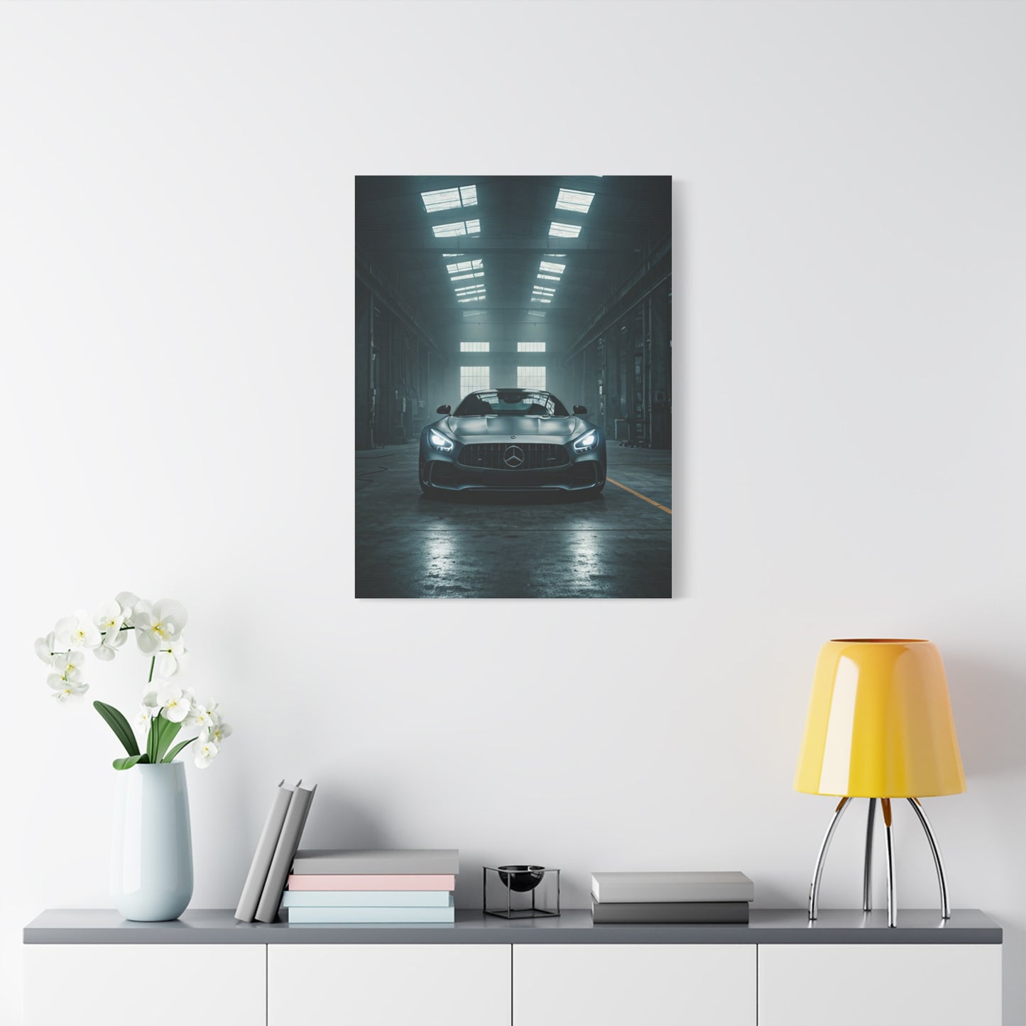 Mercedes AMG GT Mechanical Detailing Scene Wall Art & Canvas Prints