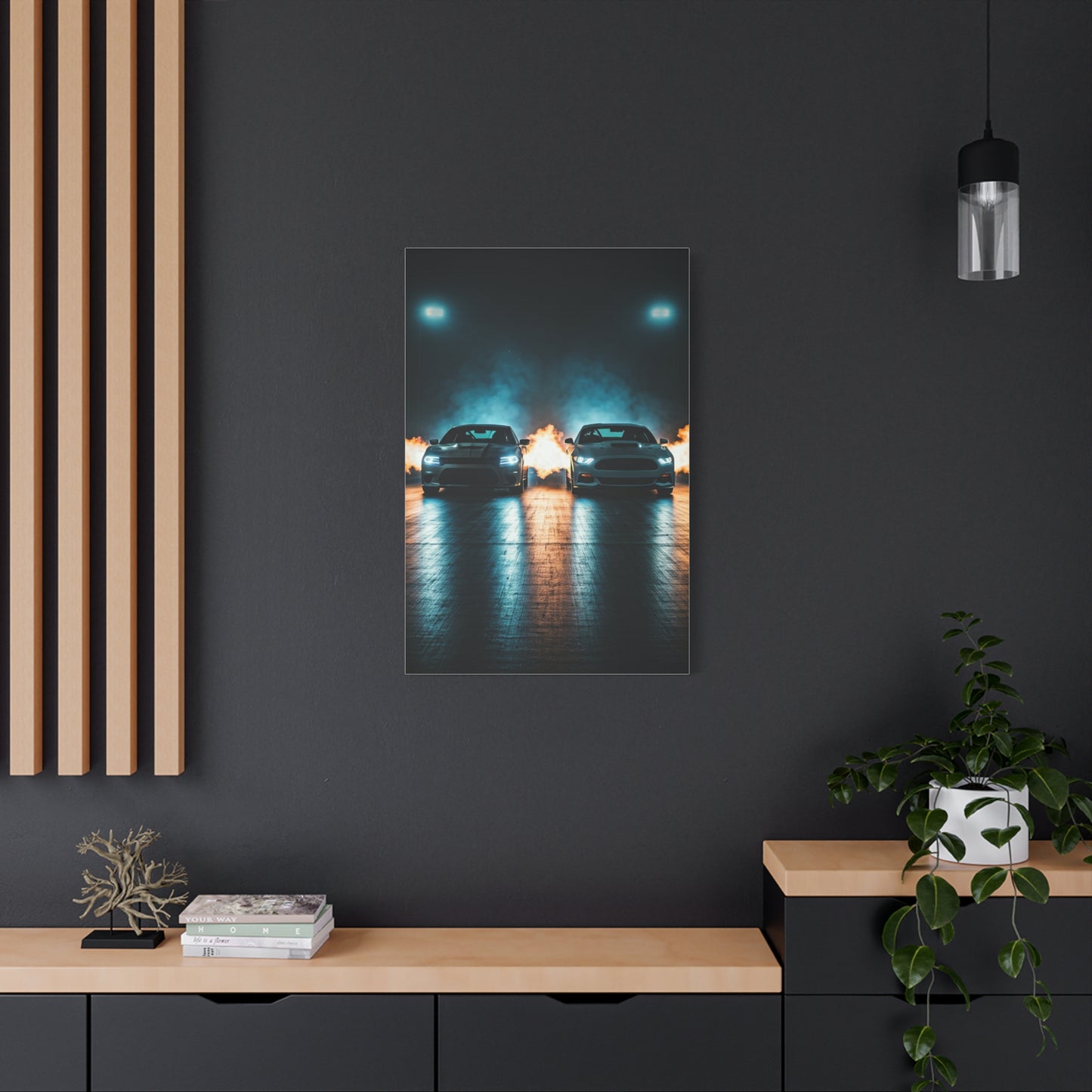 Fireline Standoff – Hellcat vs Supercharged Mach 1 Wall Art & Canvas Prints