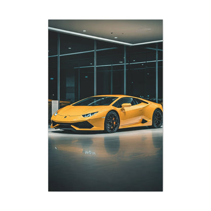 Lamborghini Huracán Modern Showroom Wall Art & Canvas Prints