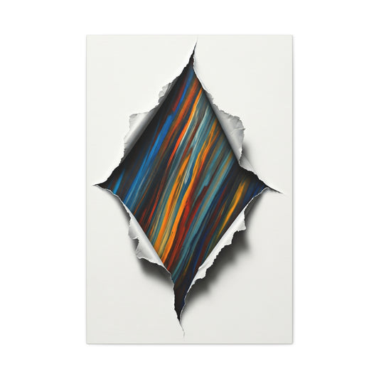 Fractured Color Core Abstract Wall Art & Canvas Prints