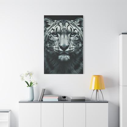 Snow Leopard Intense Gaze Wall Art & Canvas Prints