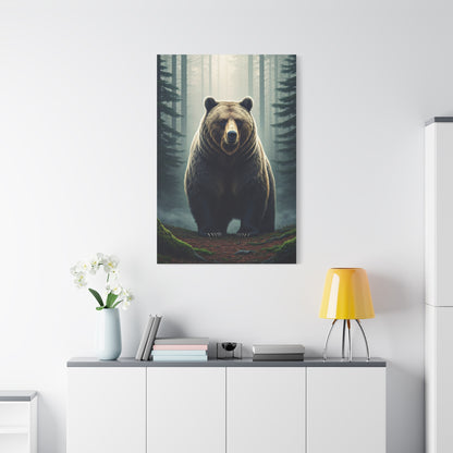 Majestic Forest Grizzly Bear Wall Art & Canvas Prints