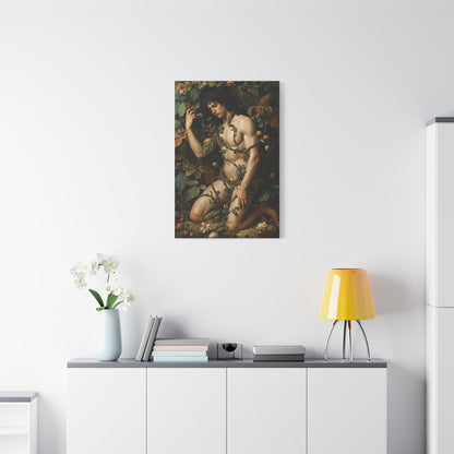 Classical Garden Male Figure Wall Art & Canvas Print