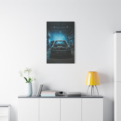 Mitsubishi Lancer Evolution Custom Fabrication Garage Wall Art & Canvas Prints