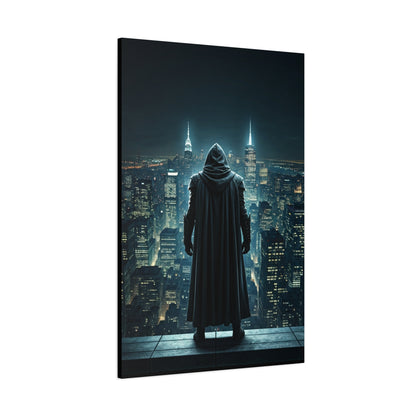 Watcher of the Neon City Wall Art & Canvas Prints