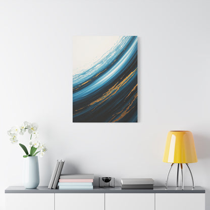 Azure Current Gold Accent Wall Art & Canvas Prints
