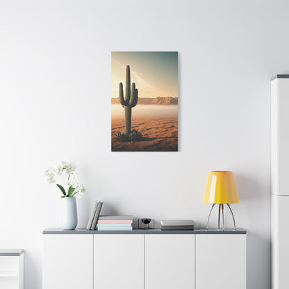 Sunrise Saguaro Desert Horizon Wall Art & Canvas Prints