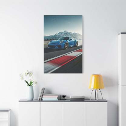 2019 Porsche 911 Alpine Circuit Attack Wall Art & Canvas Prints