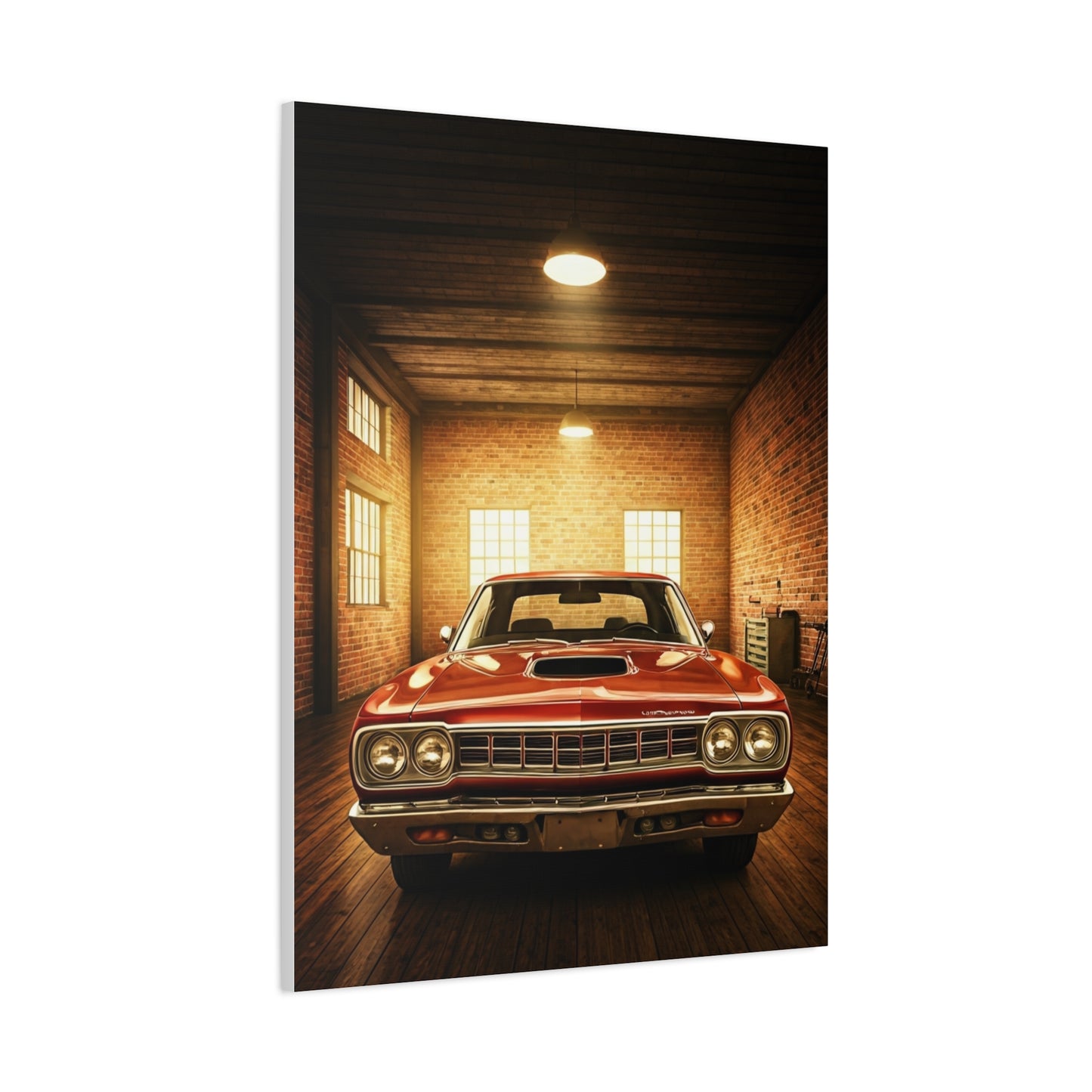 Plymouth Road Runner Tungsten Garage Wall Art & Canvas Prints
