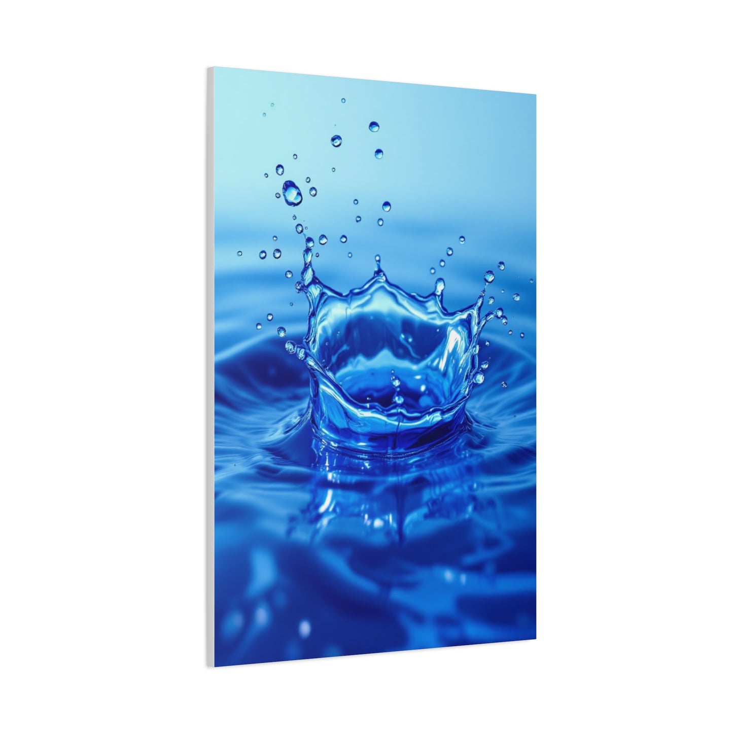Crowned Water Splash Wall Art & Canvas Prints