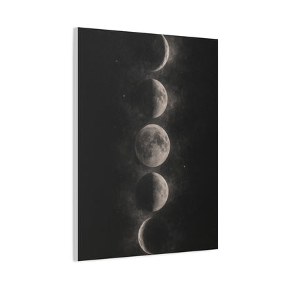 Moon Phase Minimal Celestial Wall Art & Canvas Print
