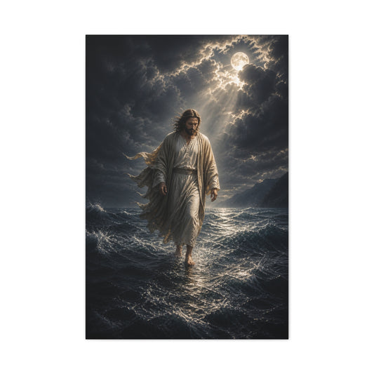 Jesus Walking on Water Wall Art & Canvas Print