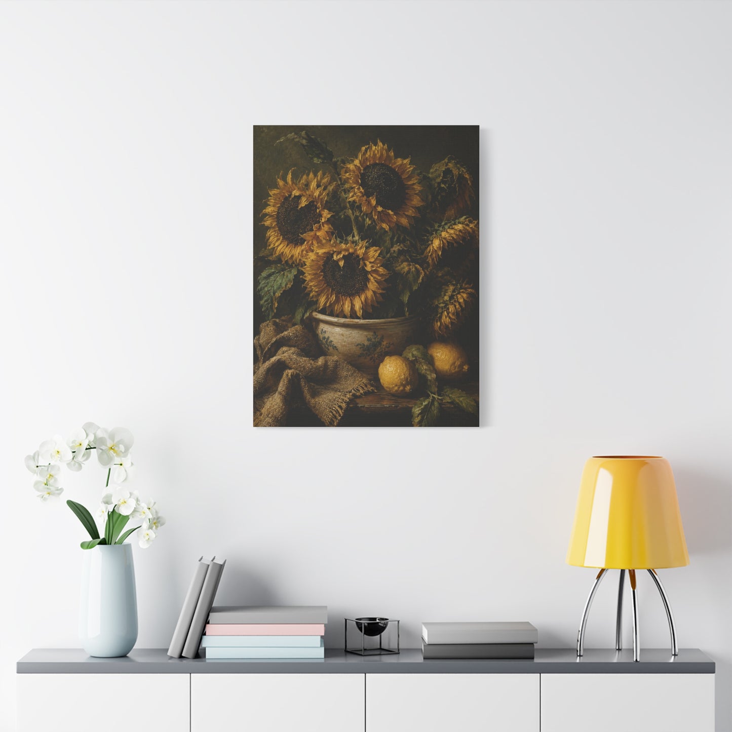 Baroque Sunflower Arrangement Wall Art & Canvas Print