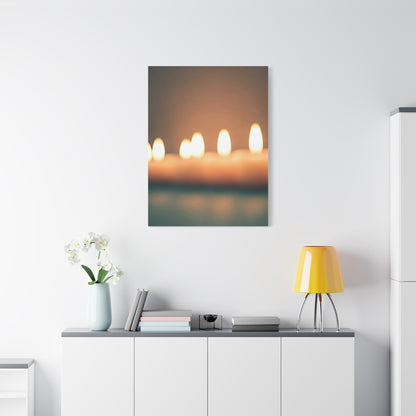 Warm Candlelight Glow Minimal Art Wall Art & Canvas Prints