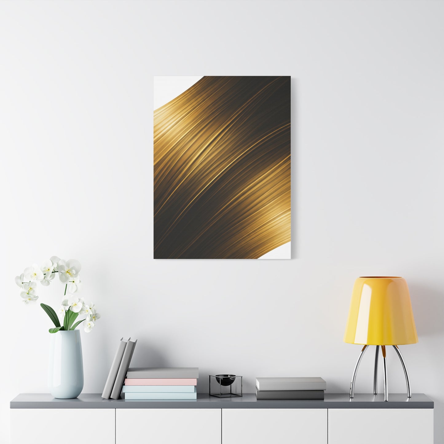 Golden Drift Abstract Wall Art & Canvas Prints