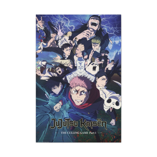 Jujutsu Kaisen Season 3: The Culling Game Part 1 Poster Wall Art & Canvas Print