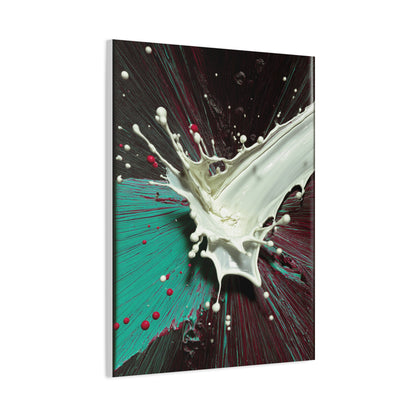 Abstract Liquid Paint Impact Wall Art & Canvas Print