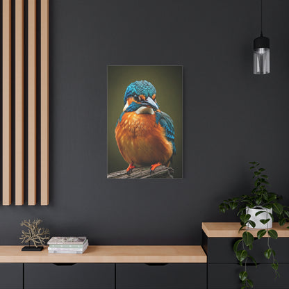 Tender Kingfisher Moment Wall Art & Canvas Prints